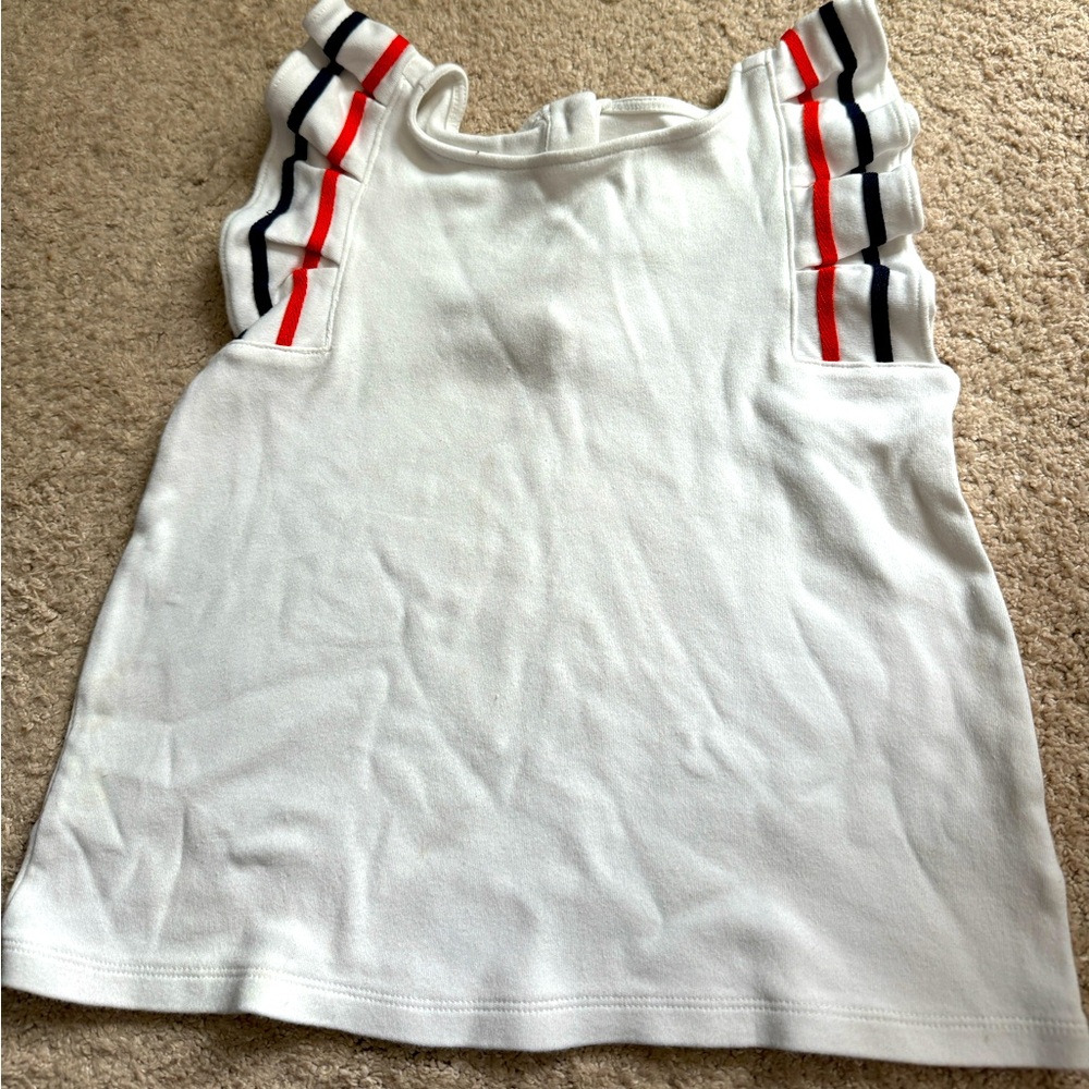 Janie & Jack red white and blue tank